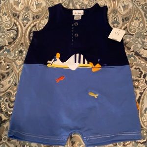 Le top 18 month navy and blue onesie